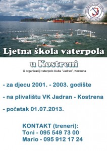 Ljetna škola vaterpola u Kostreni